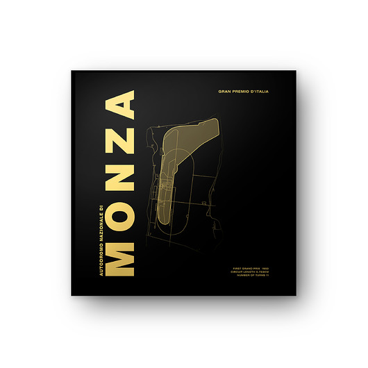 Plakat Tory wyścigowe - Monza - 50x50 cm Peszkowski Graphic