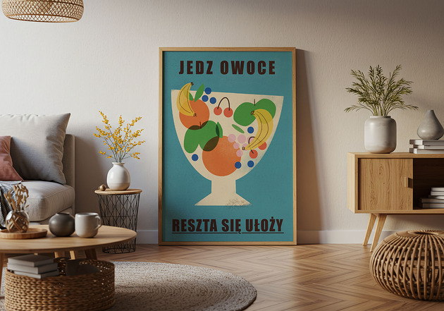 plakaty Plakat Jedz owoce