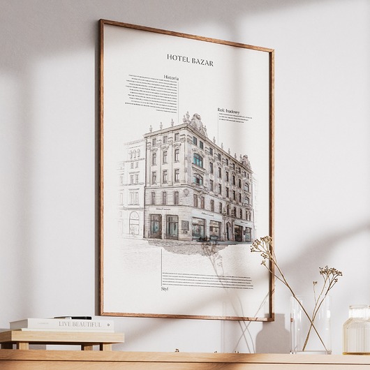 plakaty Plakat Poznań - Hotel Bazar