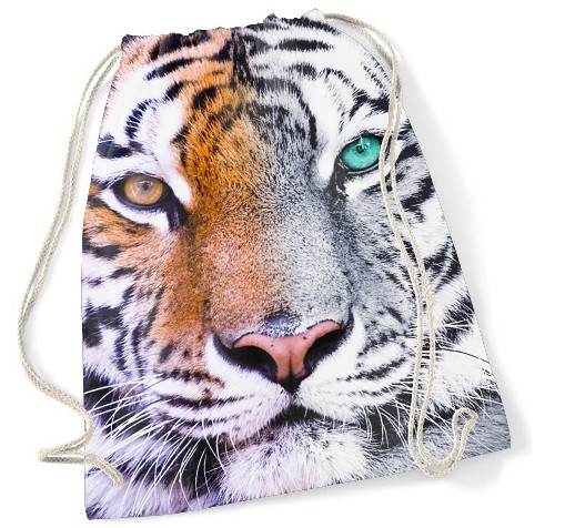 Backpack Syrenka Store - Golden & White Tiger Syrenka Store