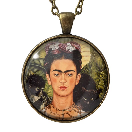 Duży Medalion Frida Kahlo - 0557 EGGinEGG