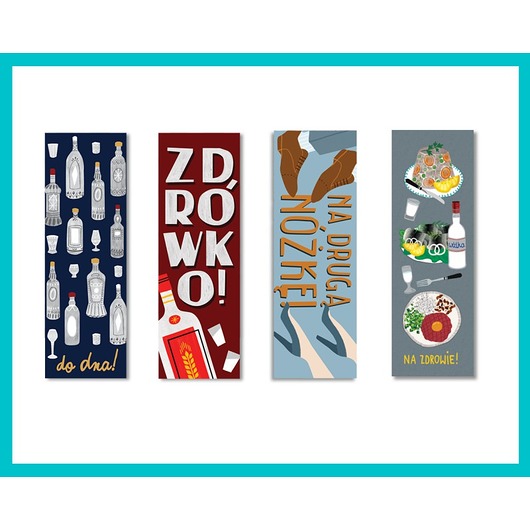 Zestaw zakładek POLSKA WÓDKA LOVE POLAND DESIGN