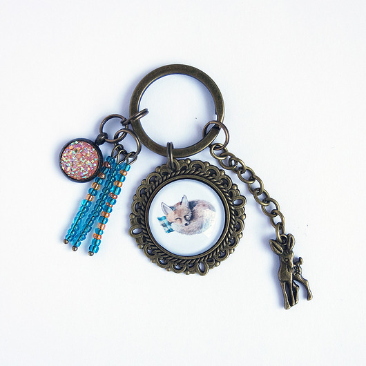 breloki Breloczek - Lisek, sarenka