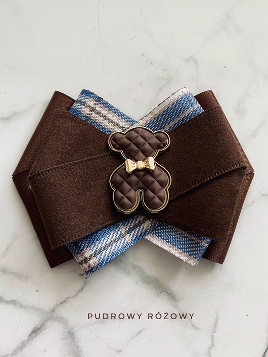 broszki Jesienna Brosza  z  czekoladowym MISIEM Nowość