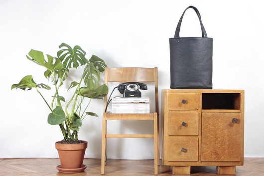 Shopper XL torba czarna z teksturą hairoo