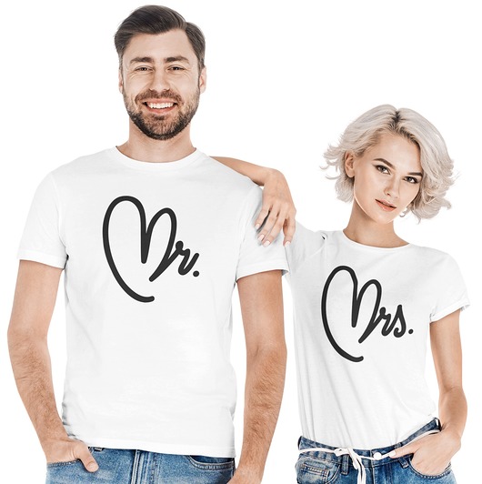koszule damskie  Koszulki dla pary Mr Mrs