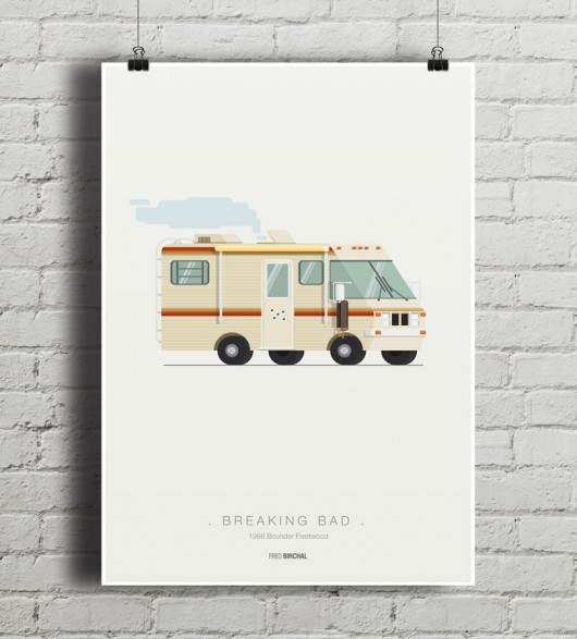Breaking Bad - Bounder Fleetwood - plakat minimalmill