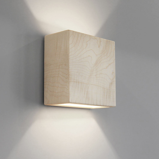 Lampa drewniana Kinkiet Klon 20cmx20cm DREWNO WATAHO