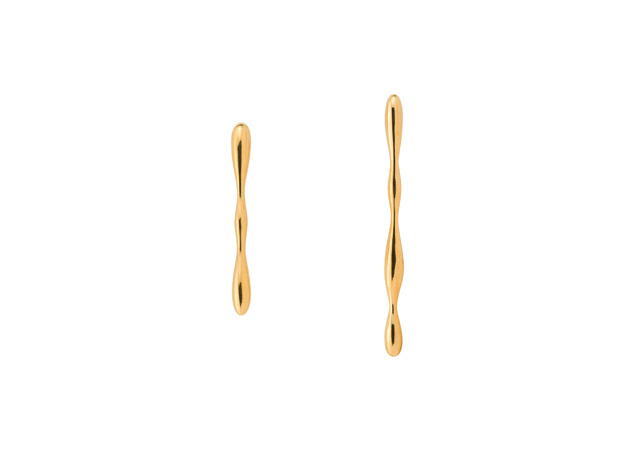 kolczyki pozłacane Kolczyki pozłacane Vota asymetryczne