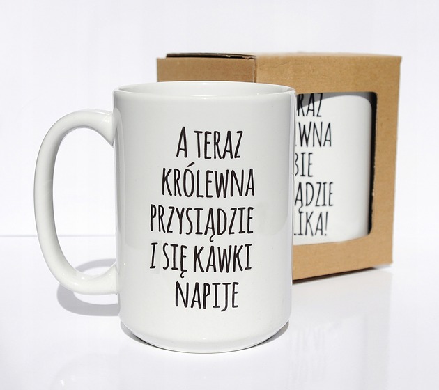 kubki A teraz królewna przysiądzie i się kawki napije