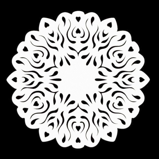 Wycinanka 35cm - biala AT design