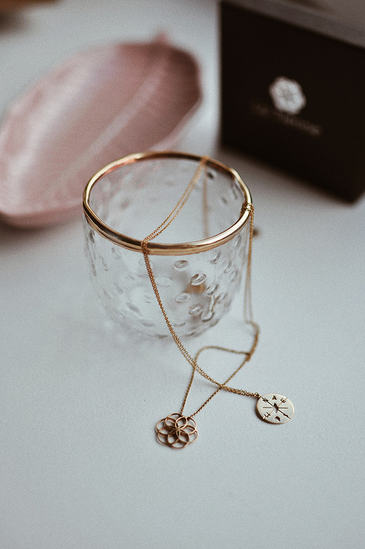 złote naszyjniki Naszyjnik Kwiat Życia