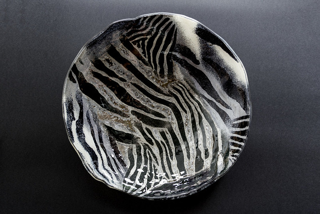 miski i misy MISA SFERA ZEBRA  44 CM