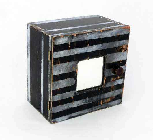  Drewniana szafka na klucze / pocztę  Clock Wood Studio