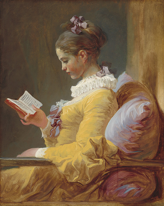 obrazy Czytająca dziewczyna - J. H. Fragonard - dekoracja ścienna