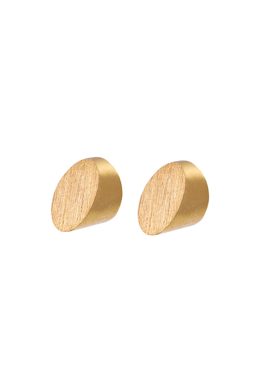 Kolczyki  LUNA/złocone/szronione Daria Siwiak Jewellery