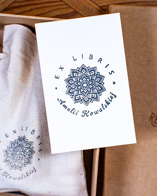 stemple Ekslibris na Prezent - Stempel Mandala