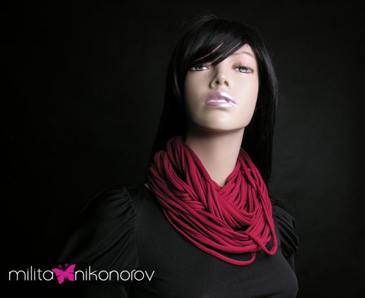 Naszyjnik dzianinowy milita nikonorov