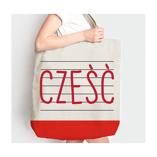 Torba bawełniana CZEŚĆ LOVE POLAND DESIGN
