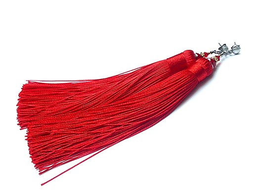 MAXI  BOHO /red/  - kolczyki  Katia i krokodyl