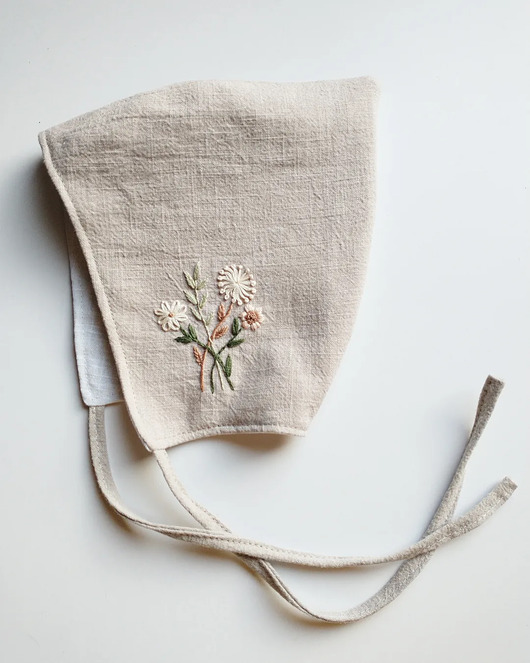 czapki dziecięce Bonetka lniana [NA ZAMÓWIENIE]