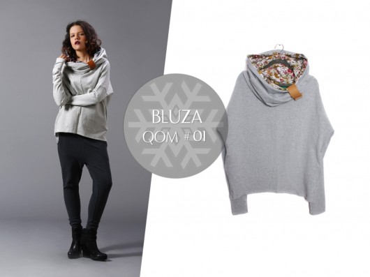 Nubee - QOM#01 - Bluza komin prosty  Nubee