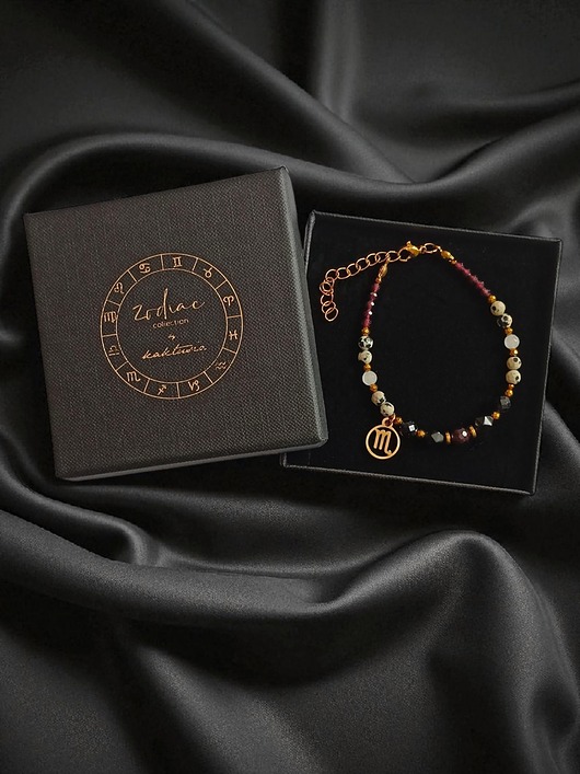 bransoletki z kamieni naturalnych SKORPION - zodiac collection - PREMIUM - nowa wersja