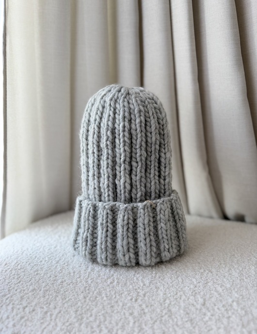 czapki damskie Szara owca