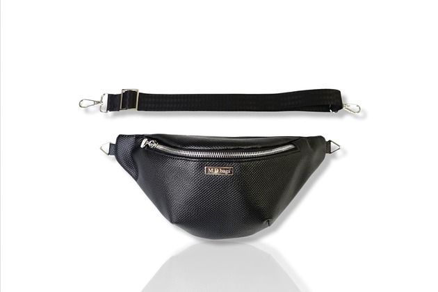 saszetka nerka Nerka czarna eko skóra Zola II