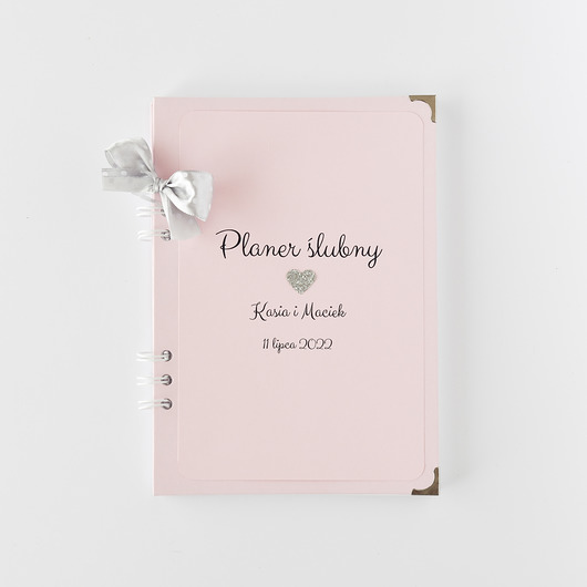 kalendarze i plannery Planer ślubny organizer terminarz planner róż