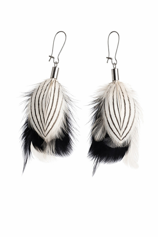 kolczyki z piórami Kolczyki z piórami Linea