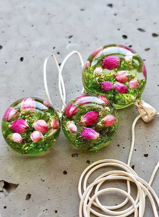 zestaw-wrzos z mchem Grol Jewellery