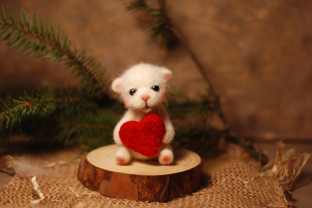 Biały Miś BoboLobo Handicraft