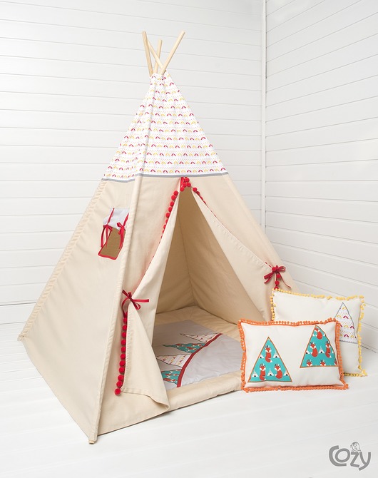 zestaw tipi 6el. namiot  INDIAN FOX COZY and DOZY