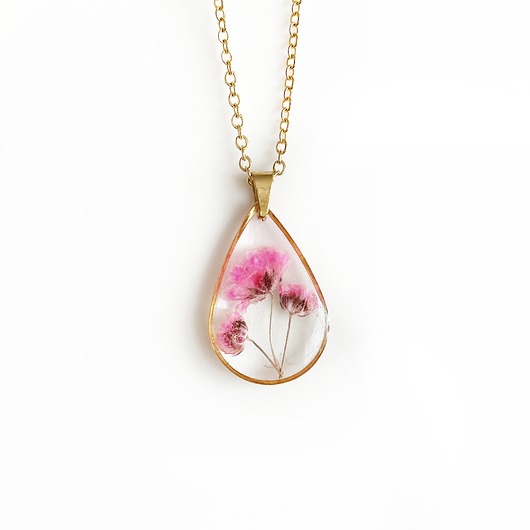 naszyjniki - inne Naszyjnik z kwiatami, prezent dla kobiet