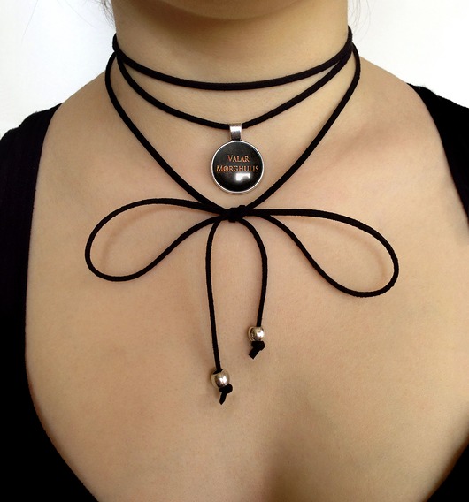 Choker Valar Morghulis - 0728 EGGinEGG