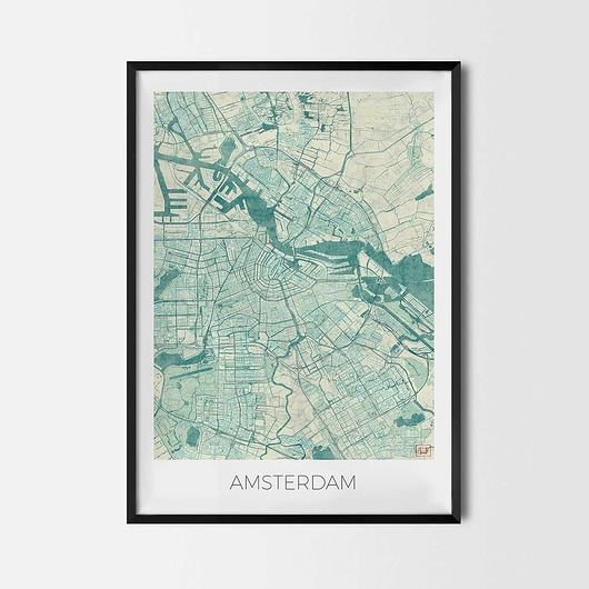 Plakat Amsterdam - CityArtPosters CityArtPosters