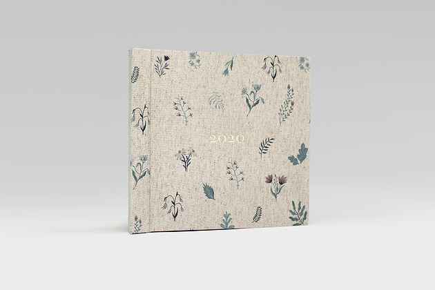 album na zdjęcia 4 pory ROKU / flora zimy papier LAB