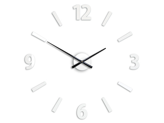 Zegar ścienny Klaus  White 75 cm ModernClock