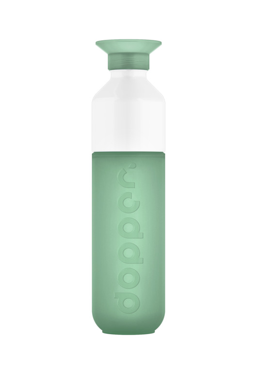 butelki wielorazowe Butelka na wodę Dopper 450ml - Moody Mint