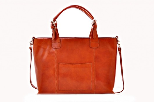 ♥ Torebka damska skóra naturalna VP 65874 Camel Vera Bags