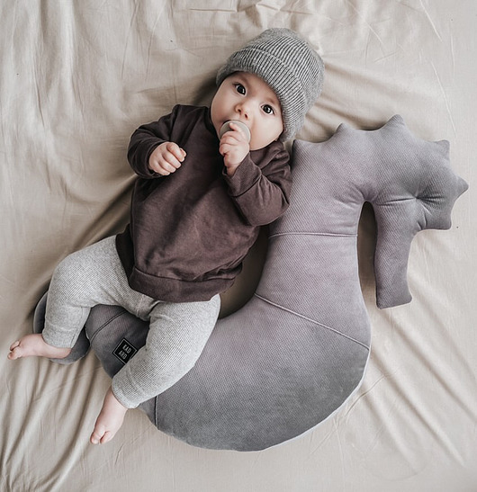 Poduszka do karmienia Nepto - smoky grey Be So