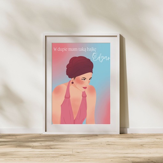 grafiki i ilustracje Plakat "Edgar!"