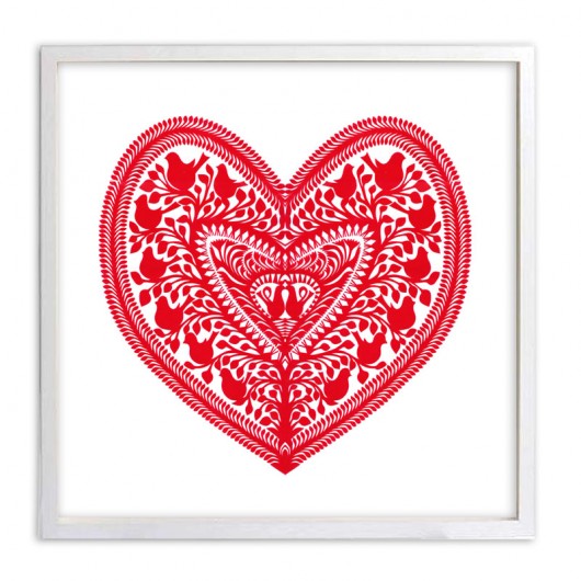 just... marry me! (Kurpie Art Papercut)_XL na ludowo