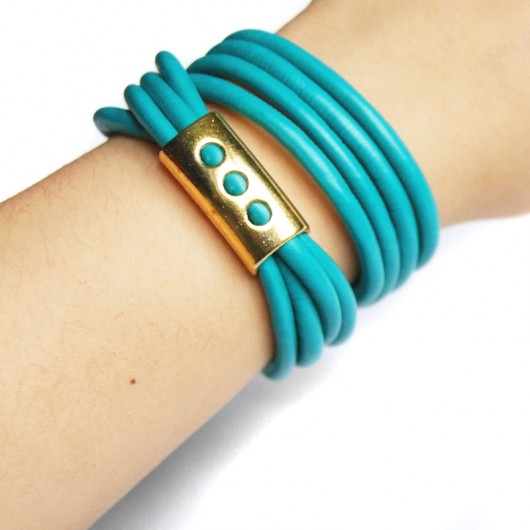 NEW ! summer gold :: TURQUOISE & hook kaktusia