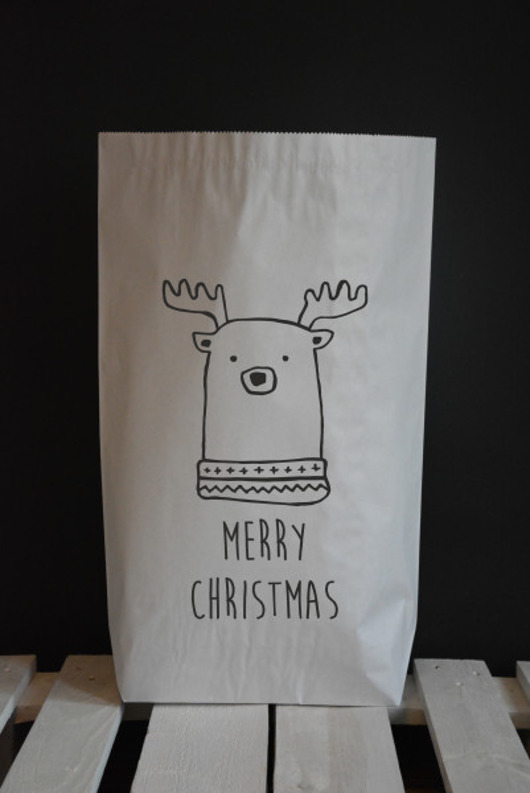 Worek papierowy Merry Christmas MIA home