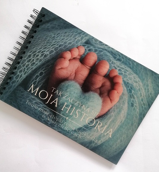 niemowlak - inne PERSONALIZOWANY ALBUM dla niemowląt  narodziny dziecka