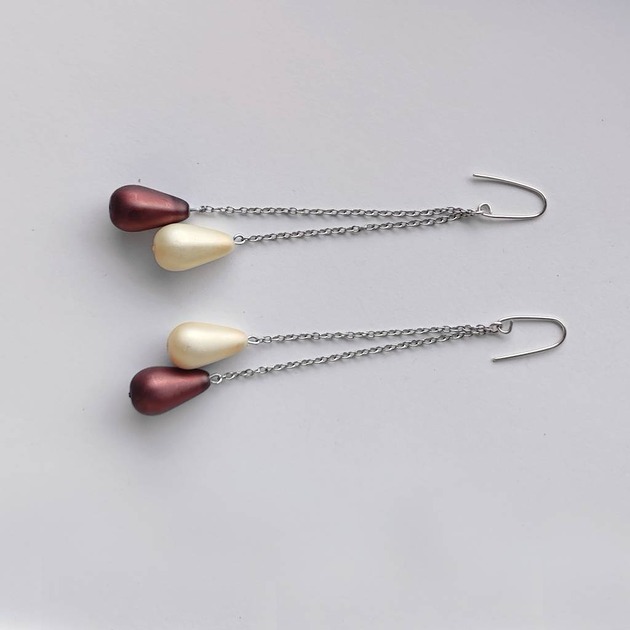 kolczyki z kamieniami Kolczyki OKRĄG