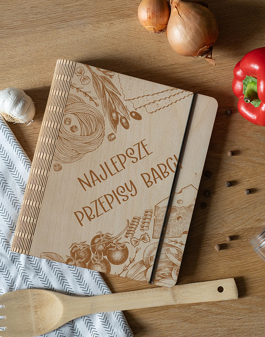 kuchnia - różne Przepiśnik drewniany włoska kuchnia
