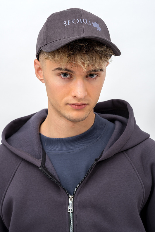 moda - inne Czapka z daszkiem,,3FORU" grafit